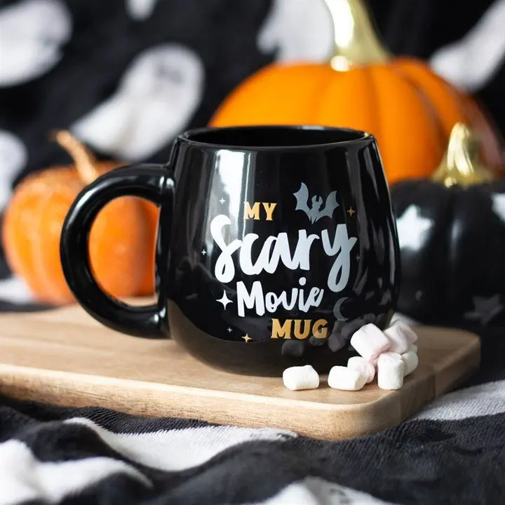 Rounded mug reading My Scary Movie Mug