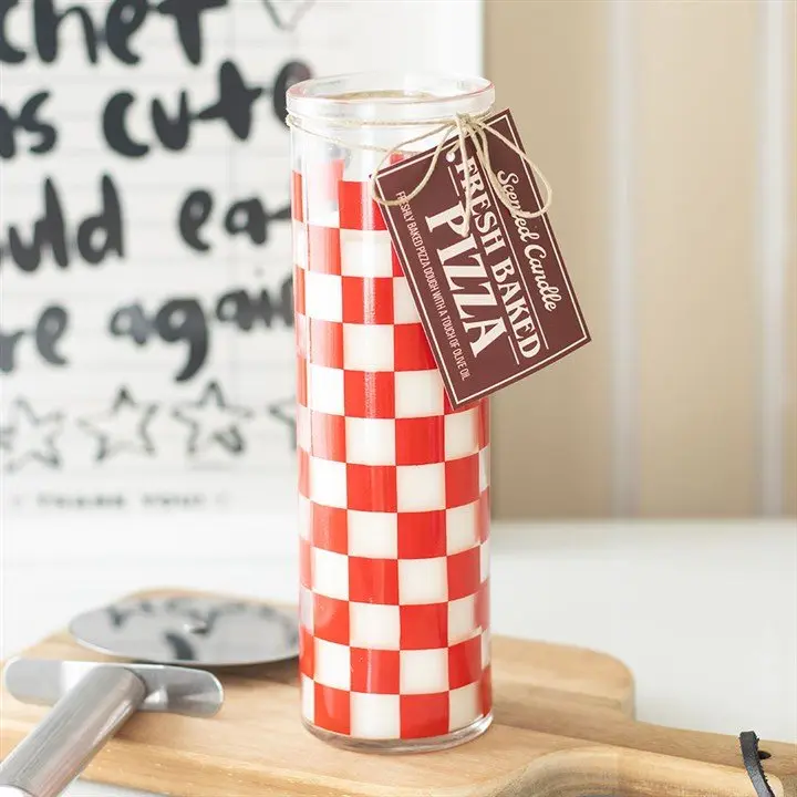 Pizza parlour tube candle