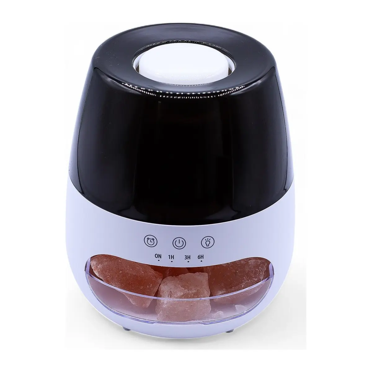 White salt stone-effect flame diffuser